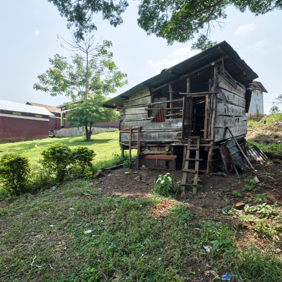 Photo of a house with garden that is a part of the Farming Program